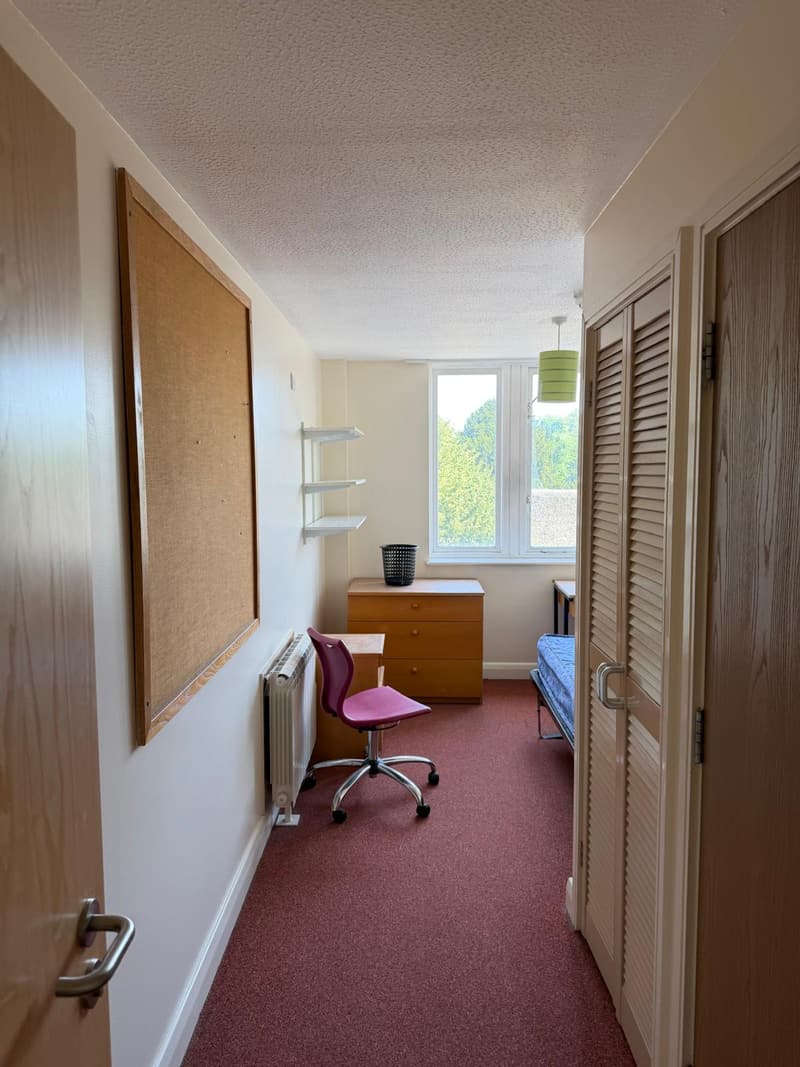 Study bedroom off the corridor