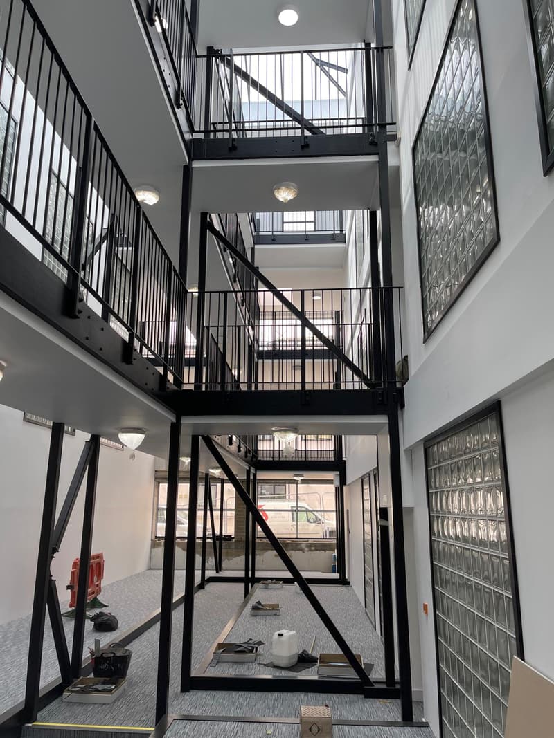 Stairwell and landings