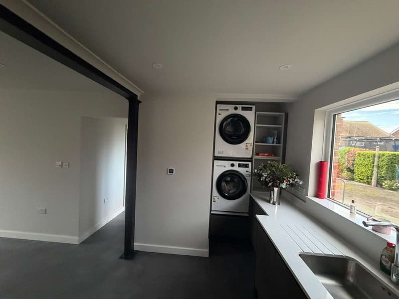 Kitchen and utility area